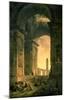 The Landscape with Obelisk-Hubert Robert-Mounted Art Print