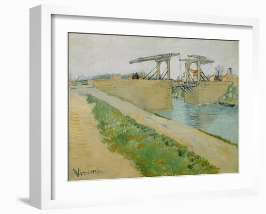 The Langlois Bridge (Pont De Langloi), 1888-Vincent van Gogh-Framed Giclee Print