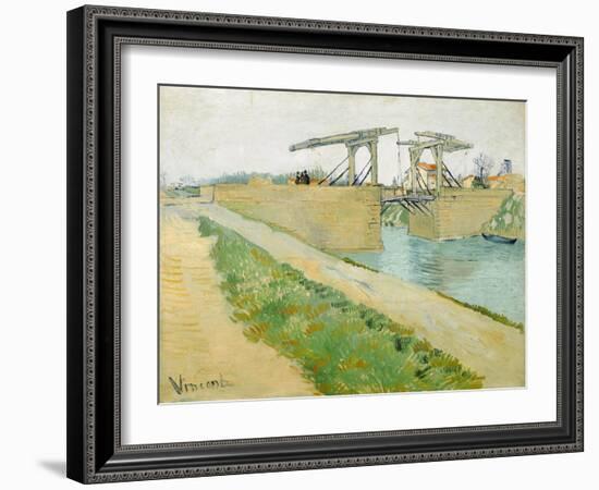 The Langlois Bridge-Vincent van Gogh-Framed Giclee Print