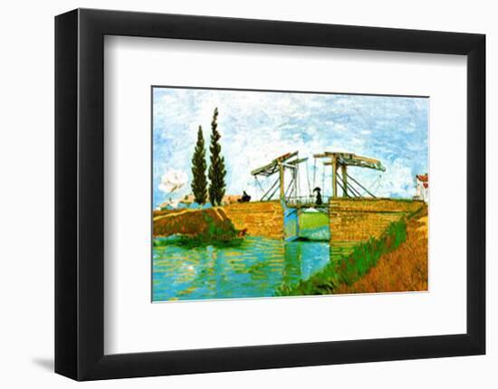 The Langlois Drawbridge-Vincent van Gogh-Framed Art Print