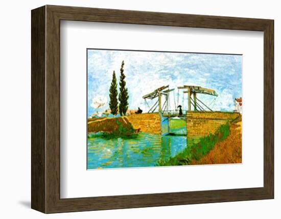 The Langlois Drawbridge-Vincent van Gogh-Framed Art Print