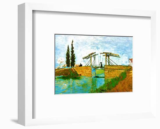 The Langlois Drawbridge-Vincent van Gogh-Framed Art Print