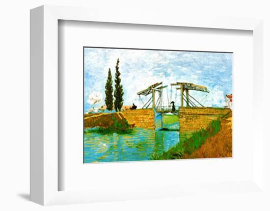 The Langlois Drawbridge-Vincent van Gogh-Framed Art Print