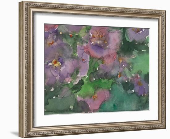 The Language of Violets I-Samuel Dixon-Framed Art Print