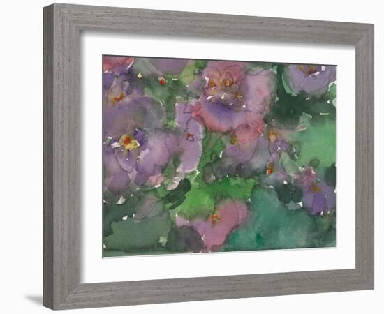 The Language of Violets I-Samuel Dixon-Framed Art Print