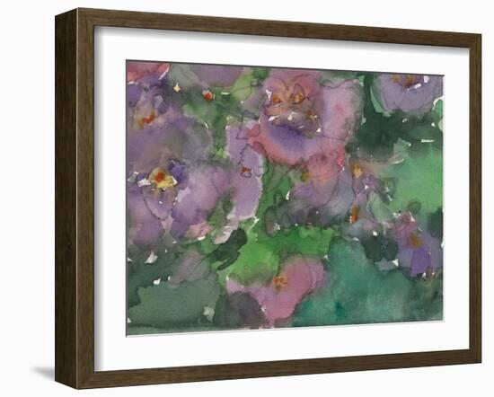 The Language of Violets I-Samuel Dixon-Framed Art Print