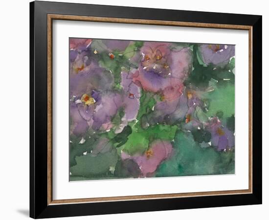 The Language of Violets I-Samuel Dixon-Framed Art Print