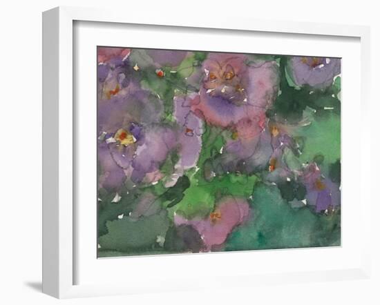 The Language of Violets I-Samuel Dixon-Framed Art Print