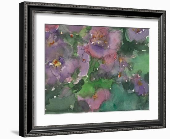 The Language of Violets I-Samuel Dixon-Framed Art Print