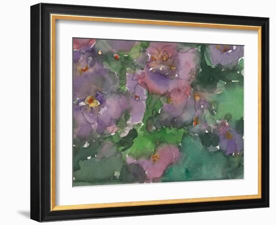 The Language of Violets I-Samuel Dixon-Framed Art Print