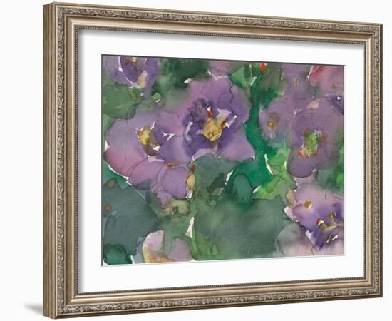 The Language of Violets II-Samuel Dixon-Framed Art Print