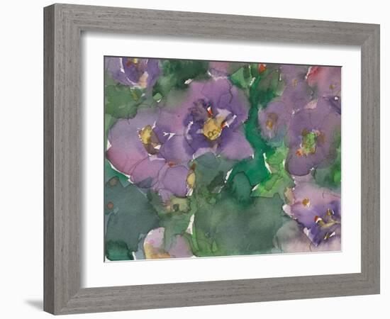 The Language of Violets II-Samuel Dixon-Framed Art Print