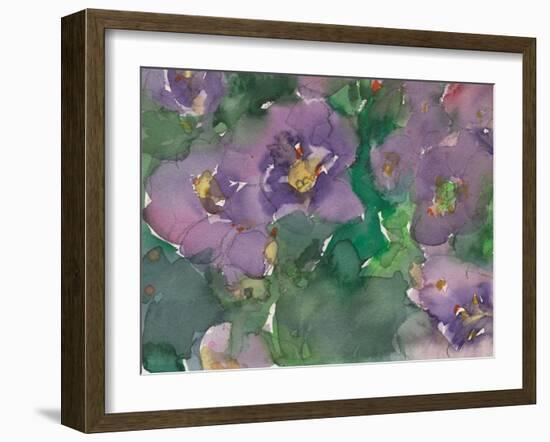 The Language of Violets II-Samuel Dixon-Framed Art Print