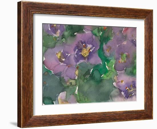 The Language of Violets II-Samuel Dixon-Framed Art Print