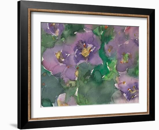 The Language of Violets II-Samuel Dixon-Framed Art Print