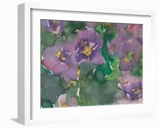 The Language of Violets II-Samuel Dixon-Framed Art Print