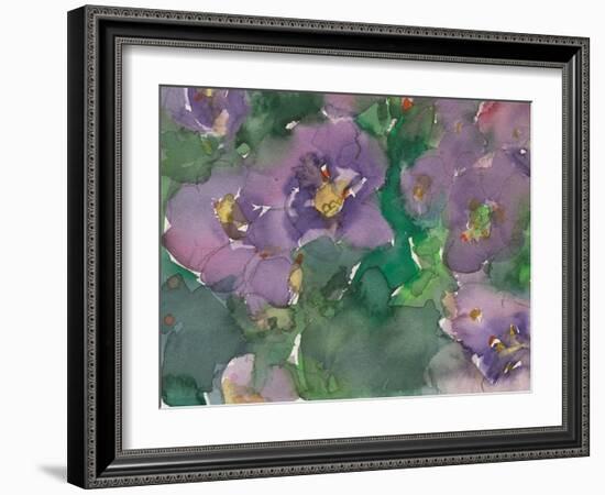 The Language of Violets II-Samuel Dixon-Framed Art Print