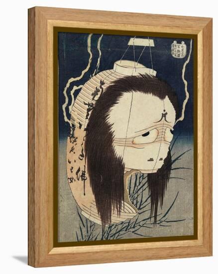 The Lantern Ghost, Iwa, C. 1831-1832-Katsushika Hokusai-Framed Premier Image Canvas