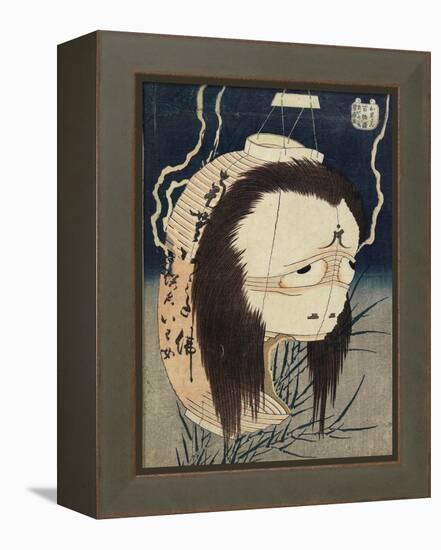 The Lantern Ghost, Iwa, C. 1831-1832-Katsushika Hokusai-Framed Premier Image Canvas