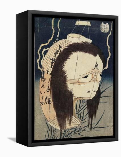 The Lantern Ghost, Iwa, C. 1831-1832-Katsushika Hokusai-Framed Premier Image Canvas
