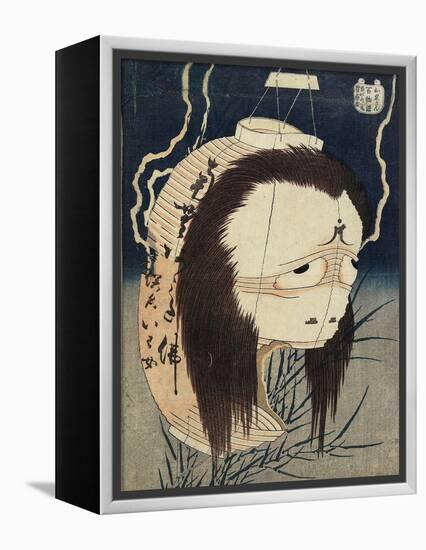 The Lantern Ghost, Iwa, C. 1831-1832-Katsushika Hokusai-Framed Premier Image Canvas