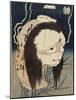 The Lantern Ghost, Iwa, C. 1831-1832-Katsushika Hokusai-Mounted Giclee Print