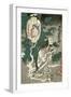The Lantern of the Ghost of Sifigured O-Iwa, Edo Period, 1852, Japanese-null-Framed Giclee Print