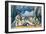 The Large Bathers, circa 1900-05-Paul Cézanne-Framed Giclee Print