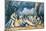 The Large Bathers, circa 1900-05-Paul Cézanne-Mounted Giclee Print