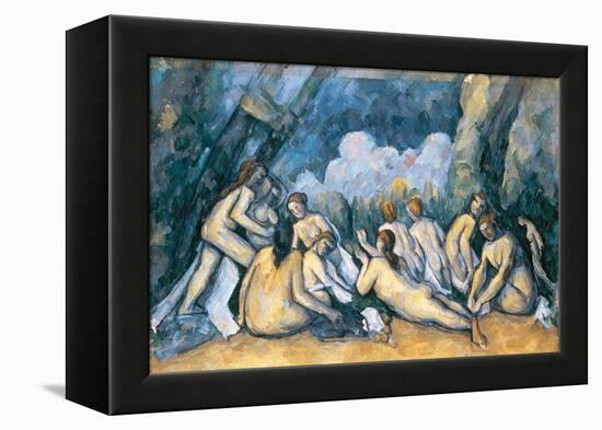 The Large Bathers, circa 1900-05-Paul Cézanne-Framed Premier Image Canvas