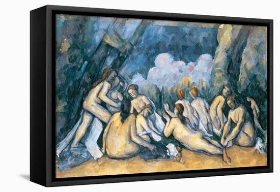 The Large Bathers, circa 1900-05-Paul Cézanne-Framed Premier Image Canvas