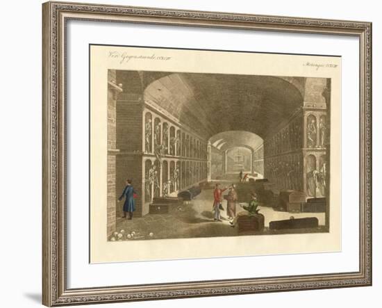 The Large Catacombs Near Palermo-null-Framed Giclee Print