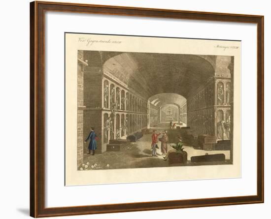 The Large Catacombs Near Palermo-null-Framed Giclee Print