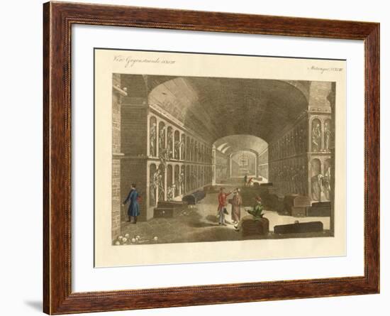 The Large Catacombs Near Palermo-null-Framed Giclee Print