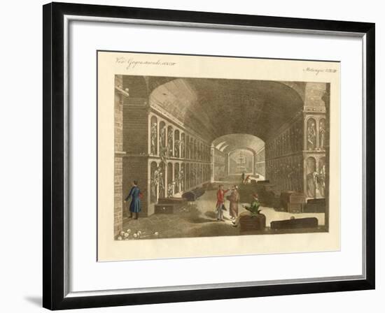 The Large Catacombs Near Palermo-null-Framed Giclee Print