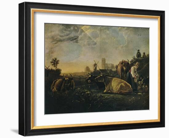 'The Large Dort', c1650-Aelbert Cuyp-Framed Giclee Print