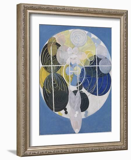 The Large Figure Paintings, No. 5, Group Iii, the Key to All Works to Date, the Wu/Rose Series, 190-Hilma af Klint-Framed Giclee Print