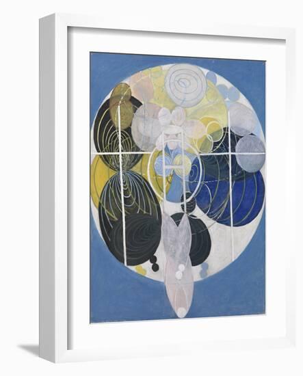 The Large Figure Paintings, No. 5, Group Iii, the Key to All Works to Date, the Wu/Rose Series, 190-Hilma af Klint-Framed Giclee Print