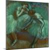 The Large Green Dancers, 1898-1900-Edgar Degas-Mounted Giclee Print