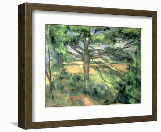 The Large Pine, 1895-97-Paul Cézanne-Framed Giclee Print