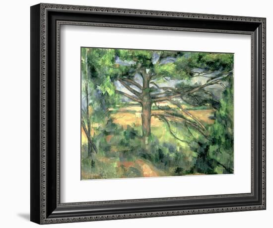 The Large Pine, 1895-97-Paul Cézanne-Framed Giclee Print