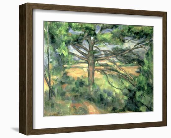 The Large Pine, 1895-97-Paul Cézanne-Framed Giclee Print