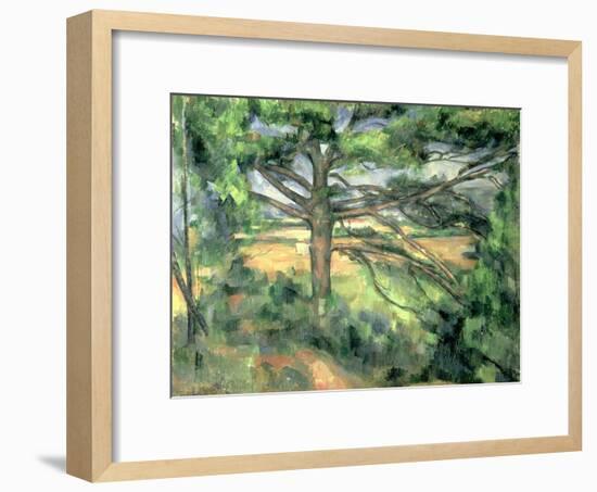 The Large Pine, 1895-97-Paul Cézanne-Framed Giclee Print