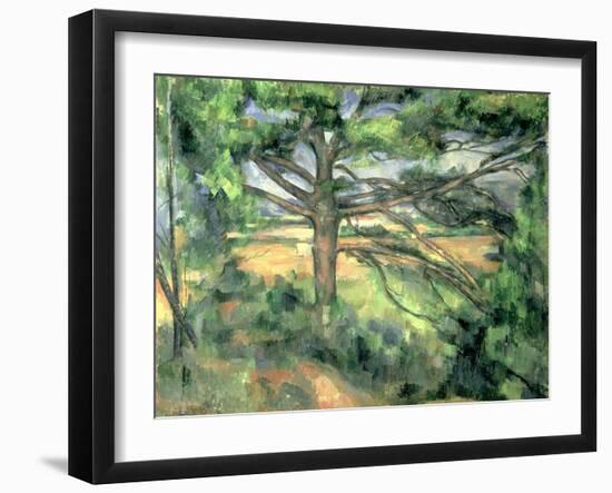 The Large Pine, 1895-97-Paul Cézanne-Framed Giclee Print