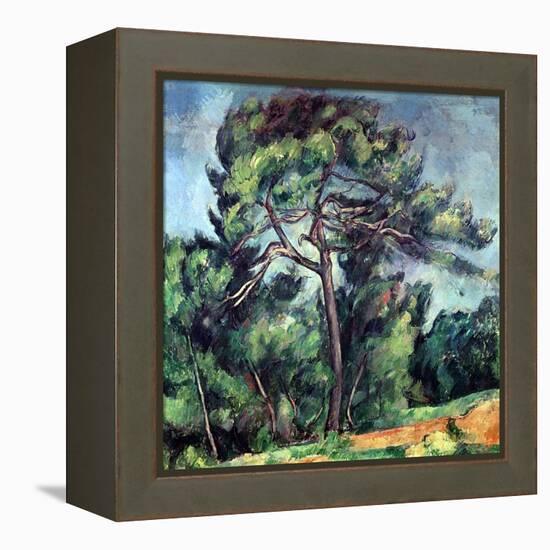 The Large Pine, circa 1889-Paul Cézanne-Framed Premier Image Canvas