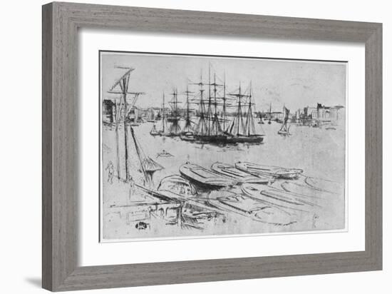 The Large Pool, 1879-James Abbott McNeill Whistler-Framed Giclee Print