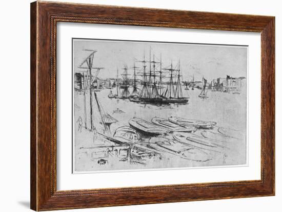 The Large Pool, 1879-James Abbott McNeill Whistler-Framed Giclee Print