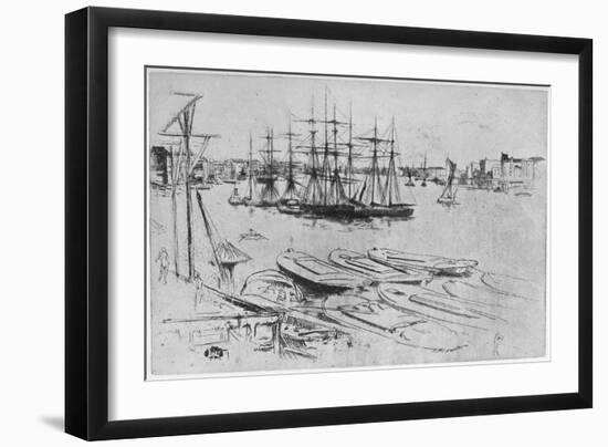 The Large Pool, 1879-James Abbott McNeill Whistler-Framed Giclee Print