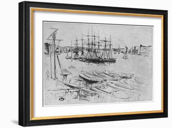 The Large Pool, 1879-James Abbott McNeill Whistler-Framed Giclee Print