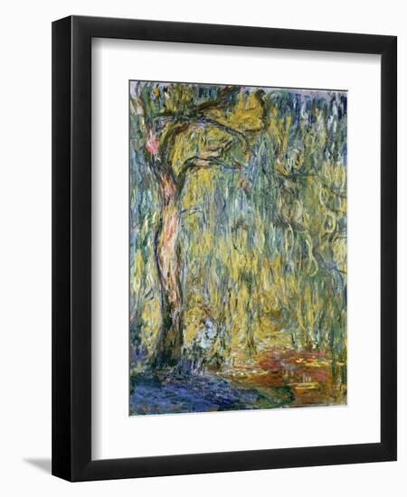 The Large Willow at Giverny, 1918-Claude Monet-Framed Giclee Print